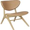 Ethnicraft - Poltrona imbottita Eye - Legno naturale - Rovere massello verniciato - Designer Alain van Havre