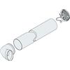 Ariston Kit presa aria Nuos per muro perimetrale : Disponibilità - Da ordinare, Finitura - Bianco