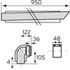 Vaillant Kit coassiale Vaillant Turbomag Plus antivento 0020202780 : Disponibilità - Da ordinare, Finitura - Bianco