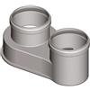 Saunier Duval 0020221354 sdoppiatore per scaldacqua 80/80 mm con di ispezione. : Dimensione - 80/80, Disponibilità - A magazzino