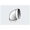 Ariston Curva Ariston art.3208075 diametro 200 a 90° : Dimensione - 200 mm, Disponibilità - Da ordinare, Versione - 90 gradi