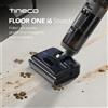Tineco Floor ONE I6 Stretch Wet Dry 180 ° Aspirapolvere Lay Flat Wet Aspirazione 20kPa, Essiccazione ad aria calda 85 C, Tempo di corsa di 40 minuti, Aspirapolvere anti-groviglio per pulizia su