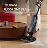 Tineco Floor One S9 Artist Aspirapolvere Lavapavimenti, Aspirazione di 22 kPa, 360° SmoothDrive, Anti-Tangle , Auto-Pulizia Flashdry a 85°C, 50 Minuti di Autonomia, 180° Lay-Flat