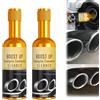 Comioke Detergente Catalizzatore - 2x120ml Additivo Benzina per Pulizia Scarico, Riduce Emissioni e Rigenera DPF - Per Auto e Furgoni