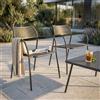 MIlani Home AVIIM - poltrona da giardino impilabile in ferro