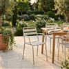 MIlani Home ROMANUS - poltrona da giardino impilabile in ferro