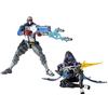 Transformers Overwatch Hasbro Ultimates Series Soldier 76 e Shrike Action Figure da Collezione da 15 cm con Accessori, Doppia Pelle, Ispirati al Videogioco