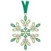 SWAROVSKI DECORAZIONE DI NATALE GEMA VERDE