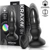 InToYou Krax Thrusting LED Lighted Anal Plug with Remote Black