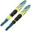 VEVOR Set di Tavole per Sci d'Acqua Lunghezza 150 cm con Attacchi a Ferro di Cavallo Regolabili X-7 Rivestimento UV Lucido, Tavole per Sci d'Acqua Combo per Adulti Carico max. 136 kg