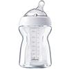 Chicco Biberon Natural Feeling in Vetro, Bianco, 250 ml