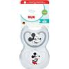 NUK Perfect Match Air - Ciuccio ortodontico per bambini, 18-36 mesi, promuovono il flusso d'aria e prevengono l'eruzione cutanea, accettazione del 95% del bambino, Topolino, 2 pezzi