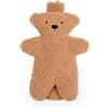 Childhome Protezione per cintura di sicurezza per bambini, protezione per cintura di sicurezza dell'auto, protezione per collo e spalle, cuscino Teddy marron, CCTSBC