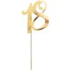 PartyDeco Di&Gi Cake Topper Sagomato Cm. 20,5 - 18 Gold