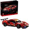 LEGO 42125 Technic Ferrari 488 GTE "AF Corse #51", Modello Auto Sportiva da Corsa, Set da Collezionista per Adulti, Veicoli da Costruire e da Esporre