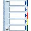 Esselte Divisori neutro per raccoglitori 24,5x29,7 cm Esselte colori assortiti in PPL - 5 schede