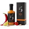 Chilli No. 5 Chilli No.5 Perfetto Piri Piri, salsa piccante al peperoncino gourmet, vegano, senza glutine, senza coloranti o aromi artificiali, bottiglia da 200 millilitri