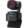 OBSBOT Tiny 3 Lite 4K Webcam con Audio Spaziale avanzato e Tracciamento IA | Webcam con Sensore 1/2, Tri-Mic, Controllo vocale, 120FPS, HDR, per PC/Mac/Laptop/Streaming/Meeting/Switch 2