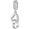 Kerraom Charm Argento 925 Sterling Ciondolo Pendenti Charms per Bracciali e Collane, Regalo Donna per Compleanno Gioielleria