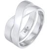 Kuzzoi Anello a fascia da uomo in argento Sterling 925, anello largo (9 mm) dal design curvo, anello di tendenza da uomo lucido