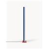 Westwing Collection Lampada da terra a LED con luce regolabile Naika - Blu, Grigio