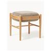 Westwing Collection Pouf in legno di quercia Imara -