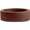 Vaso tondo da tavolo in resina Echo Ø25 H12 - Nicoli, CORTEN