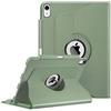 Fintie Custodia per iPad Air 4 10.9 2020 con portapenne, supporto 2ª generazione, supporto girevole a 360°, funzione sleep/wake, per iPad Air 4ª generazione, colore verde salvia