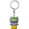Funko POP! Keychain: Lilo & Stitch - Stitch in pineapple - Portachiavi Portachiavi originale - Mini figura da collezione - Regalo da calza - Idea regalo - Prodotto ufficiale - Decorazione per zaino