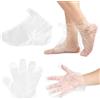 PXARMYYXGS 200 pezzi di paraffina per piedi maschera per piedi e guanti, paraffina per il bagno, copertura del piede, guanti a mano, fodera in cera di paraffina per piedi e mani, maschera per piedi per pedicure