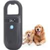 Goshyda Lettore di Microchip per Animali Domestici, Scanner Ricaricabile per Microchip per Animali Domestici con Display LED, Supporta ISO 11784/11785, FDX-B e ID64 EMID, 134,2 KHz,