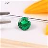 AAA Sfavillante Verde Smeraldo Columbiano Taglio Rotondo Pietra Preziosa 9x9 Mm