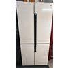 GRF FC8383M Frigorifero frigo 4 porte Cross Door, motore inverter, Total no Frost, Classe energetica E, Colore Beige Marmorizzato, Capacità 436lt