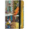 TSI 'STI 63546 - 3 - Quaderno con 192 pagine misura 93 X 140 mm, a righe, motivo: mercato Café