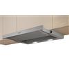 NEFF D46BR22X2, N 30, cuffia per schermo piatto, 60 cm, made in Germany, luce a LED, accensione e spegnimento integrati, molto silenziosa, potente, argento metallizzato