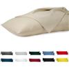 Flowen Federe Cuscini Letto Matrimoniale e Divano 40x145 Set 2 Copricuscini 100% Cotone Jersey Tessuto Morbido Anallergico Antiacaro Traspirante Coppia Fodere Rettangolari Lavabili in Lavatrice