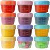 6 lattine di salsa, barattoli quadrati di spezie da cucina, contenitori per salse con coperchio, contenitori da cucina, bottiglie di plastica in polietilene, adatte per la conservazione di salse in