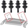 XUKEY 4 Pezzi Supporti Interni per Cappelli per Citroen C2 C3 C4 Cactus DS3 Saxo Xsara Picasso Peugeot 106 205 206 208 306 307 308 Opel Corsa 7903077159 699218