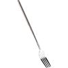 Aramox Forchetta BBQ Telescopica Acciaio Inox | Utensile per grigliate, impugnatura antiscottatura, inox, per carne e verdure