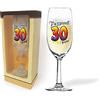 Dor BICCHIERE 30 ANNI Flute vetro Gadget idea regalo festa 30° Compleanno