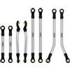 INJORA Acciaio Inossidabile Gioco Elevato Set di Collegamenti dello Chassis per 1/18 RC Crawler TRX4M High Trail K10 F150