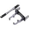 Keenso Supporto Servo in Lega di Alluminio, Resistente e Leggero, Barre di Sterzo Incluse, per Modellismo RC e Personalizzazione Auto