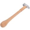 Walfront Mini Martello Martello a Testa Tonda Manico Ergonomico in Legno Mini Martello a Penna Sferica con Testa Tonda in Acciaio Ad Alto Tenore di Carbonio per Oreficeria Creazione di