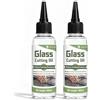 INNOVAYOU Olio da taglio per vetro da 200 ml, appositamente formulato per l'uso con qualsiasi utensile per tagliare vetri, olio per tagliare vetri, piastrelle e specchi macchiati