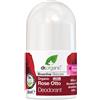 DR. ORGANIC GROUP LIMITED LTD Dr Organic - Rose Otto Deodorant 50 ml, Deodorante Naturale con Estratto di Rosa