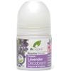 DR. ORGANIC GROUP LIMITED LTD Organic Lavender - Deodorante Roll-On Alla Lavanda 50 ml - Protezione Naturale e Freschezza Duratura