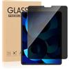 ZhuoFan Privacy Pellicola Protettiva per iPad Air 5/4 10,9 Pollici (2022/2020,5a/4a Generazione) e iPad Pro 11 Pollici (2022/2021/2020/2018 Modelli),AntiSpy Vetro Temperato Film,Durezza 9H,Pacco da 1
