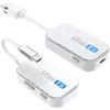EZCast Trasmettitore e ricevitore da USB C a HDMI, extender HDMI da 30 m per guardare film e TV in diretta in HD 1080p, da telefoni, iPad Pro e laptop a proiettori HDTV