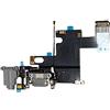 DHLK® Connettore Dock di Ricarica Compatibile con iPhone 6 - Charging Port Cavo Flessibile, Grigio Scuro (A1549, A1586, A1589)