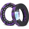 SOULWIT Cuscinetti in Gel di Raffreddamento per Corsair HS70/Pro HS60/Pro HS50/Pro HS75 XB Cuffie, Cuscinetti Auricolari con Isolamento Acustico-Viola Nero